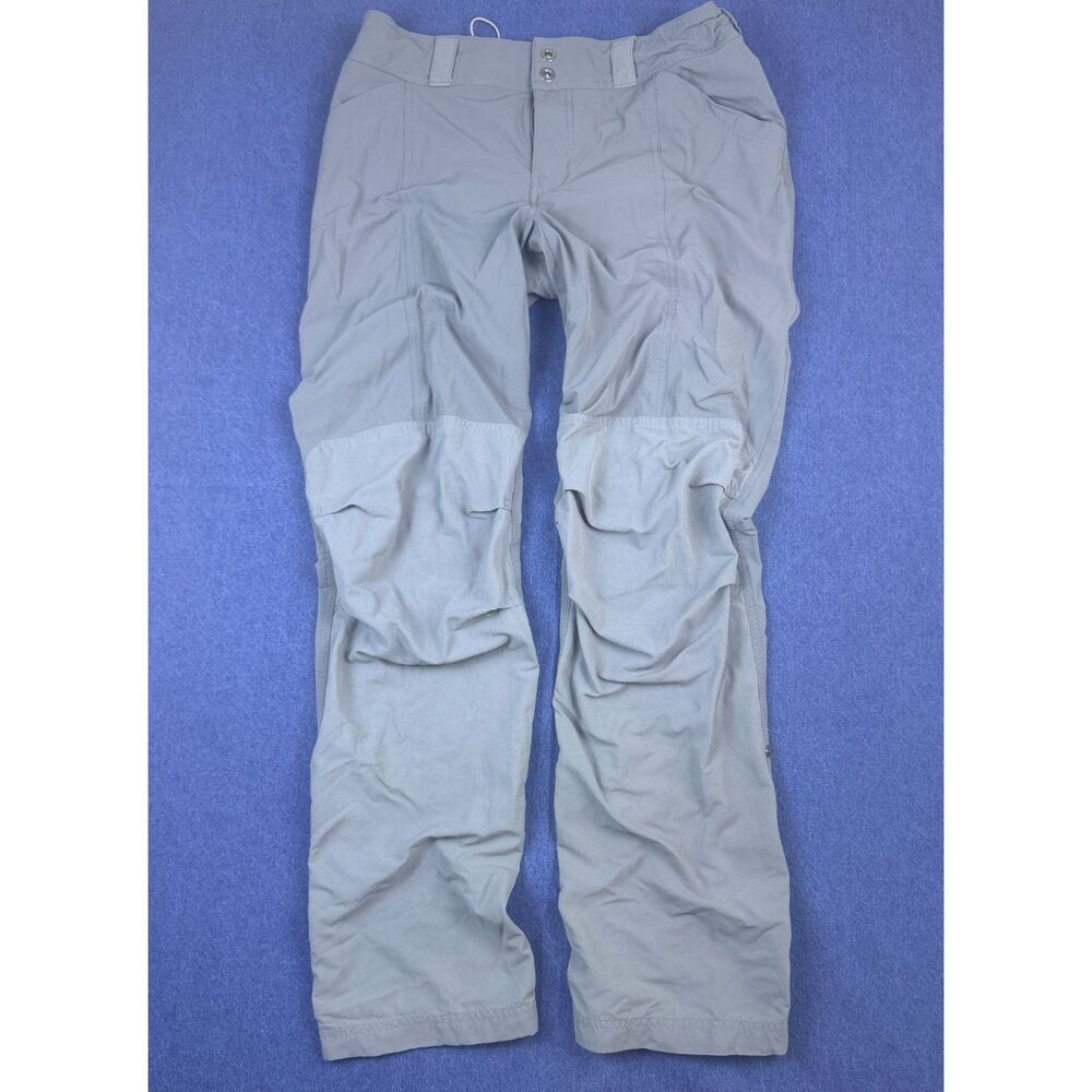 REI Co-op Womens 8 Gray Stretch Hiking Cargo Outdoor Utility Pants